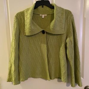 JM Collection Avocado green sweater